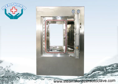 Motorized Hinge Door Pure Steam Pass Through Autoclave With Digital PLC Display